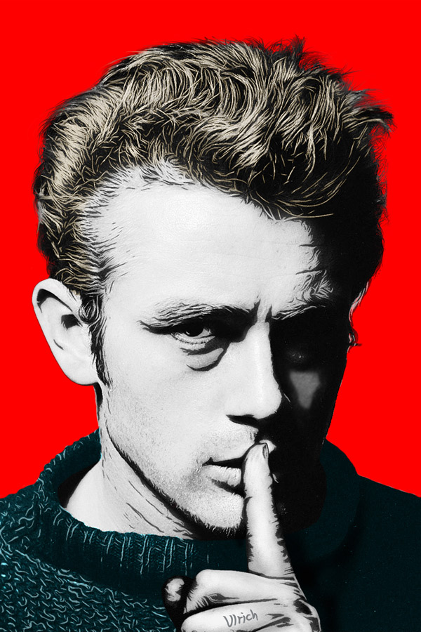 James Dean by Ulrich Klinkosch