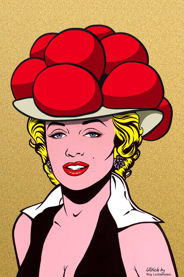 Marilyn-Lichtenstein-Goldglitzer