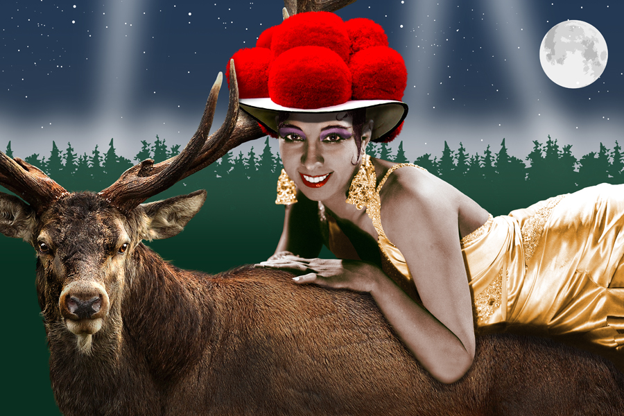 Schwarzwaelder-Bollenhut-Josephine-Baker-Hirsch-color-von-Ulrich